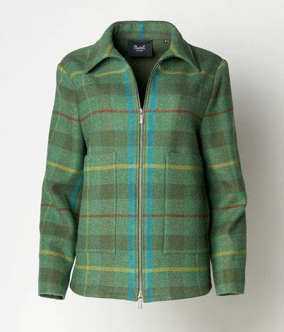 Chaqueta corta con cremallera