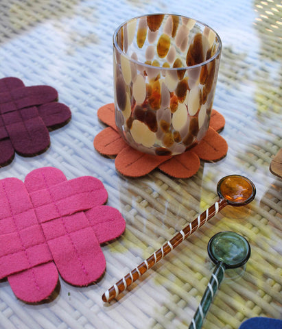 Set 4 Rattan Coasters