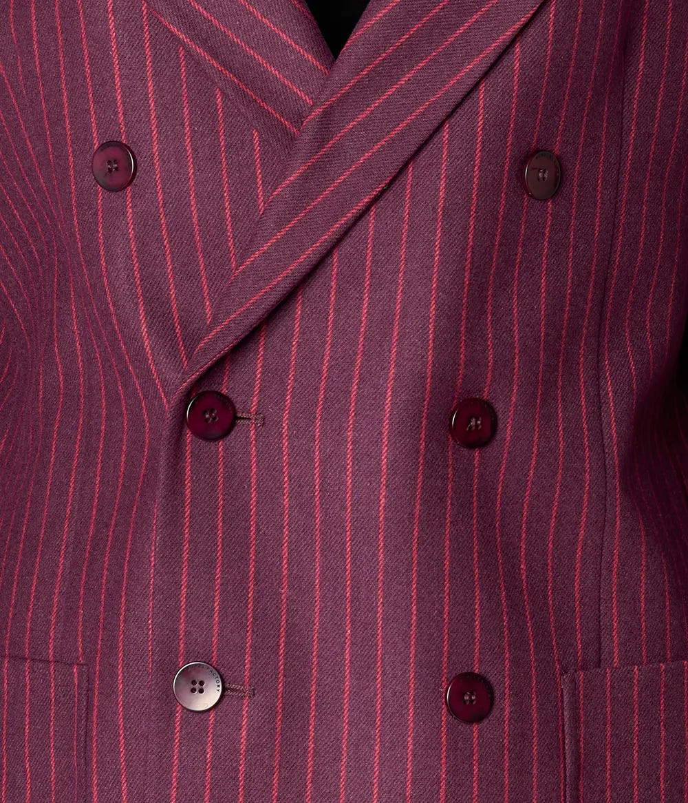 Blazer mit Nadelstreifen
