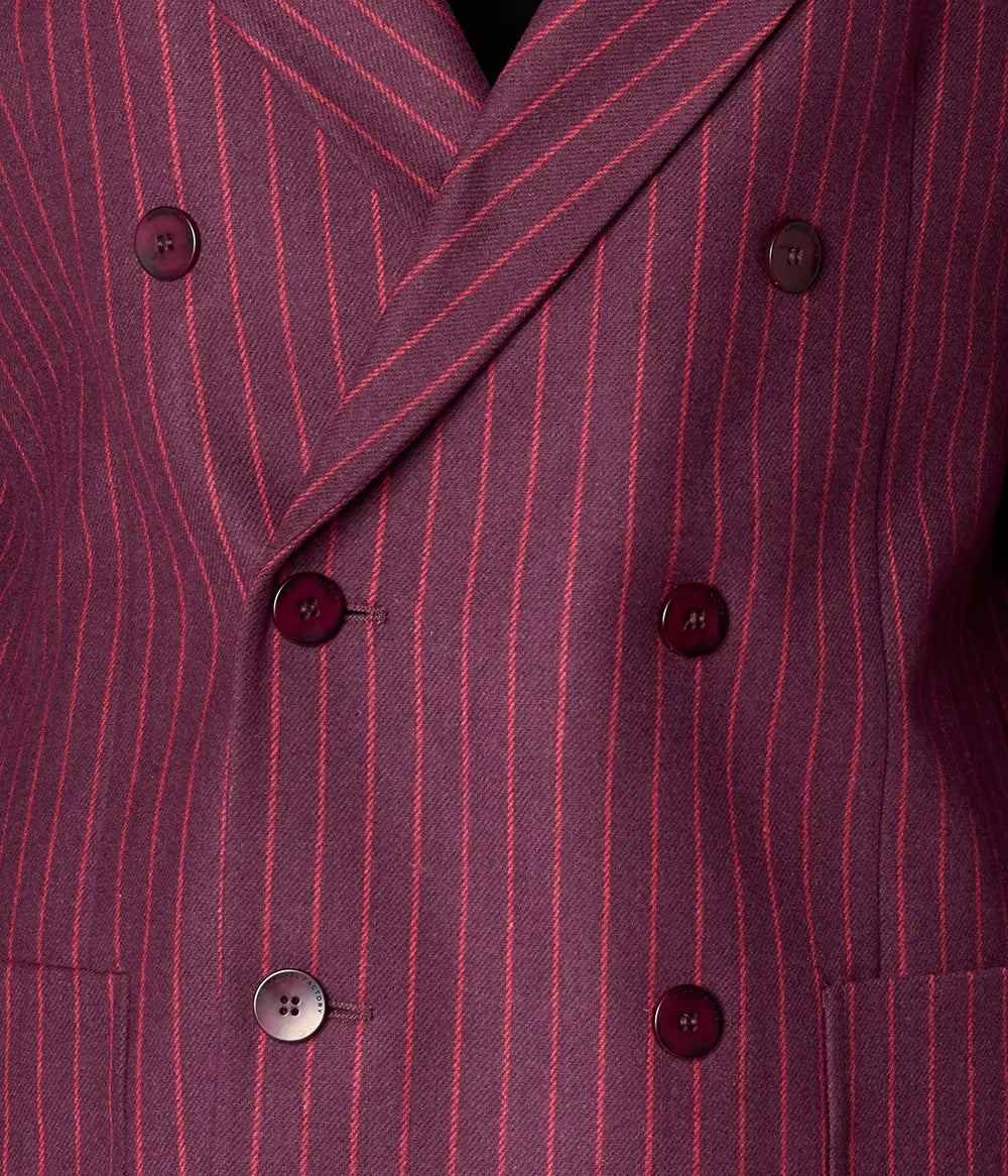 Blazer mit Nadelstreifen