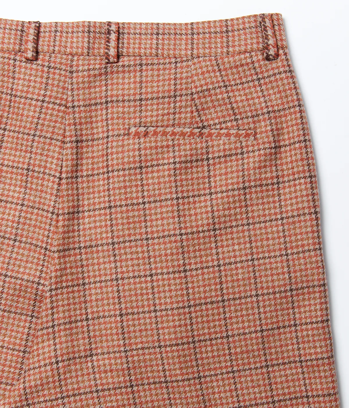 Weite Hose im Hahnentrittmuster