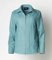 Kurze Jacke mit Reißverschluss