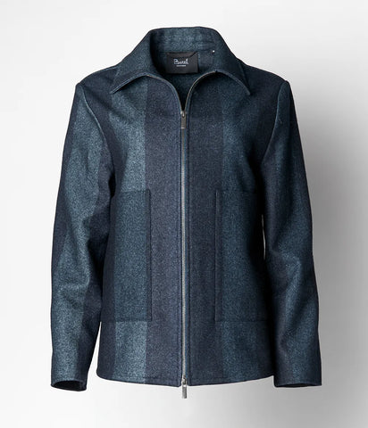 Chaqueta con cremallera Denim
