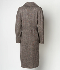 Herringbone Cocoon Overcoat