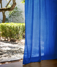 Cortina Mesh Azul