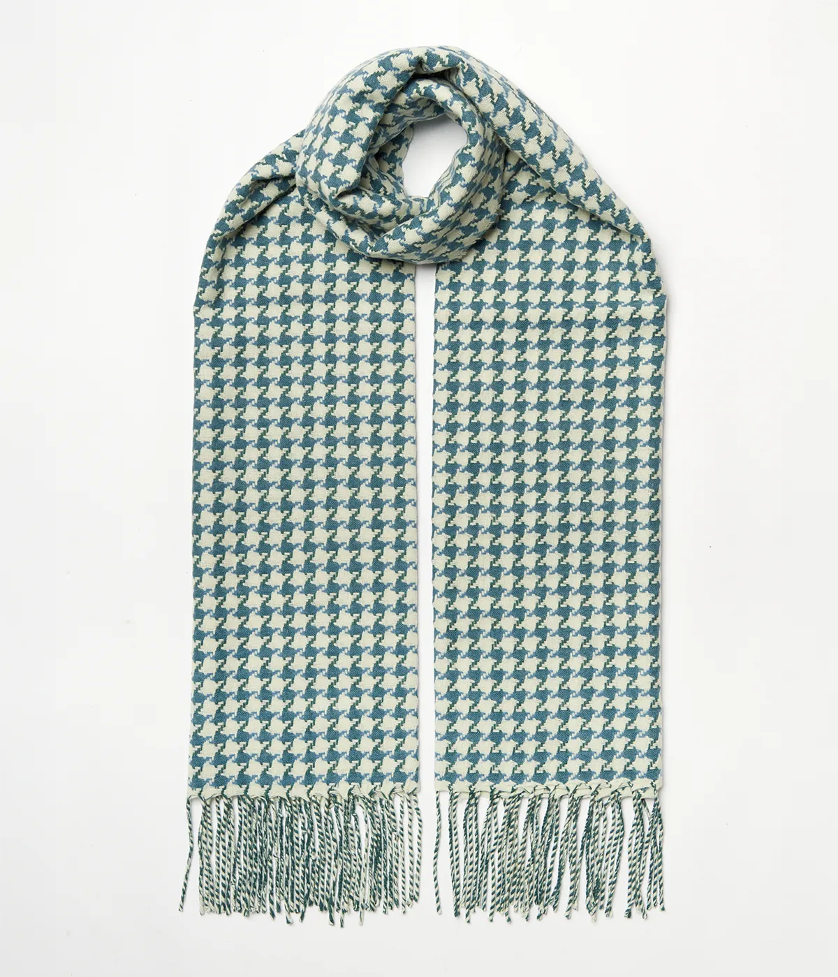 Hahnentrittmuster-Schal 