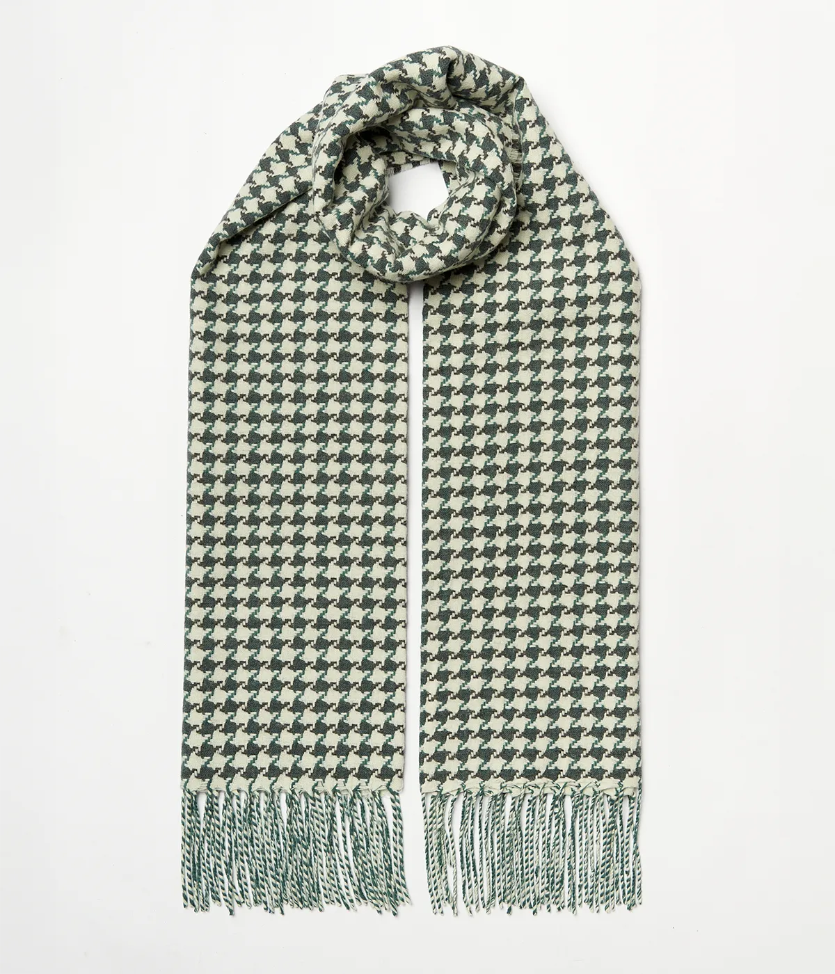 Hahnentrittmuster-Schal 