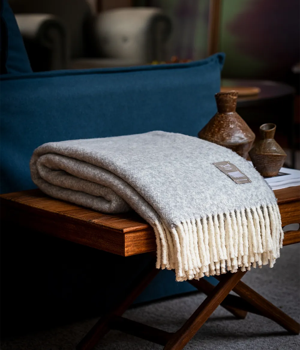Bouclé-Decke „Marble“