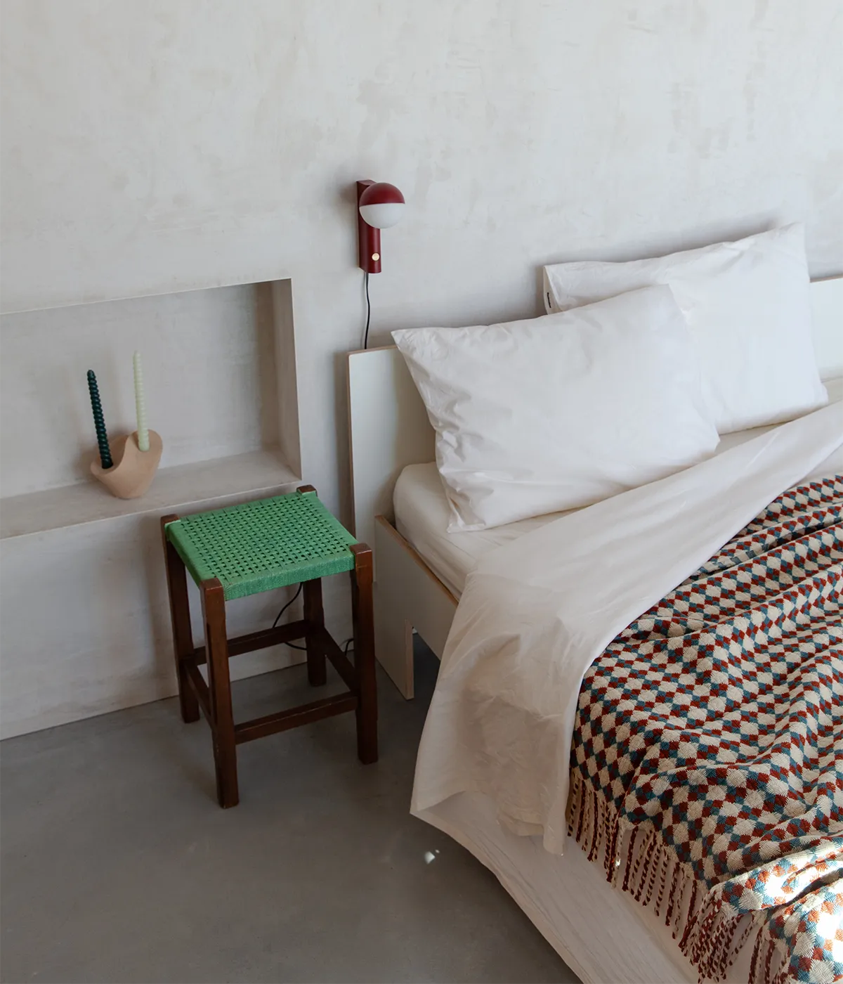 Bicolor Azulejo Throw
