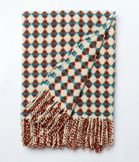 Bicolor Azulejo Throw