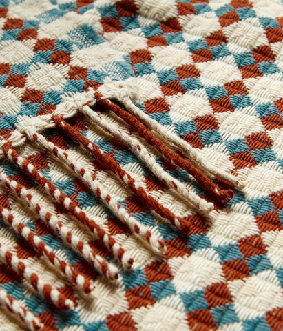 Manta Azulejos Bicolor 