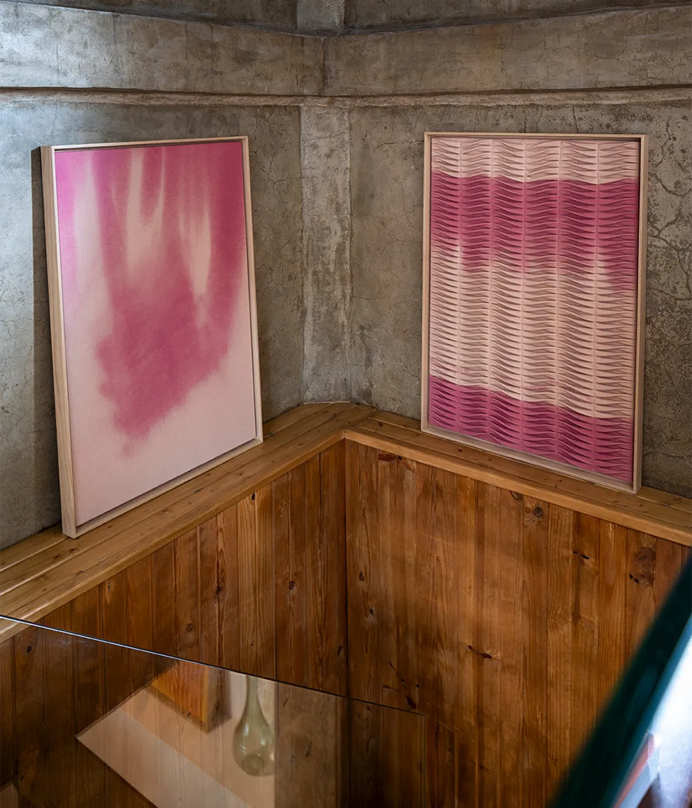 Paneel „Abstract Rosa“