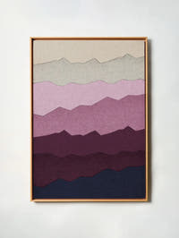 Multicolored Mountain Panel