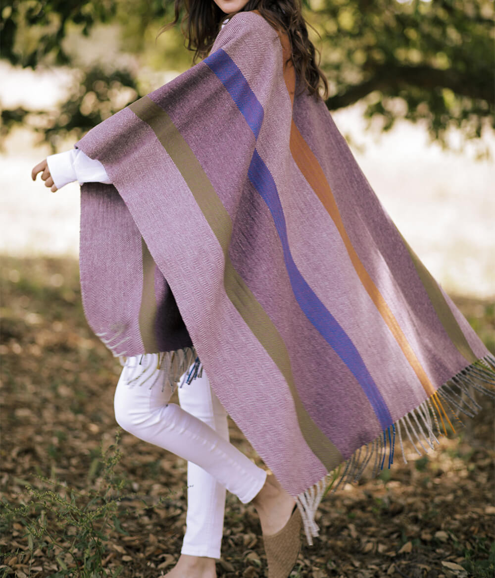 herringbone-poncho