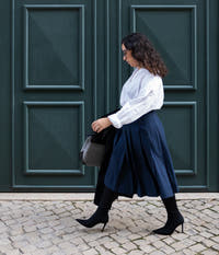 pinstripe-skirt