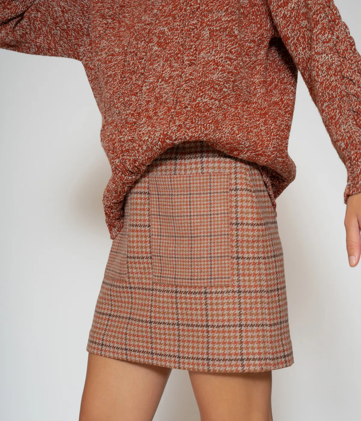 Mini Saia Pied-de-Poule