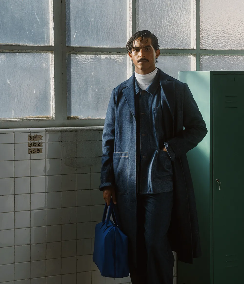 Wool Overcoat with Chest Pocket
