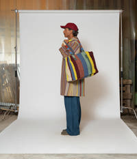 Bolso tote de punto