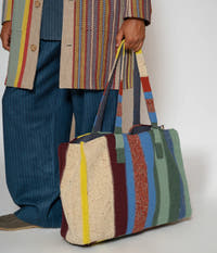 Bolso tote de punto