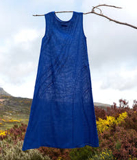 Kleid mit Rippenmuster