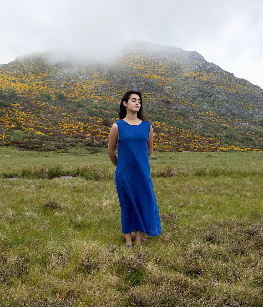 Kleid mit Rippenmuster