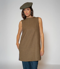Pied-de-Poule Dress